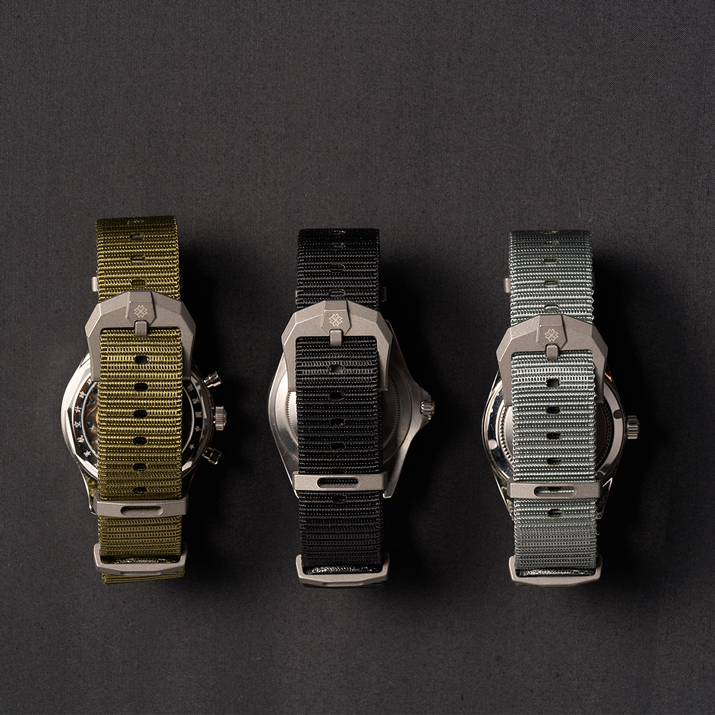 Tropic Strap Vintage - อะไหล่นาฬิกา THORN สายไนลอนวินเทจกว้าง 20 มม. พร้อมหัวเข็มขัดไทเทเนียม