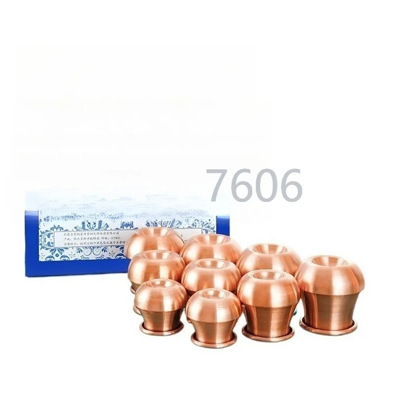 Curved Spring Bar - ใหม่ถ้วยทองแดงจีนสูญญากาศ Cupping ชุดดึงสูญญากาศอุปกรณ์ Therapy Relax นวด