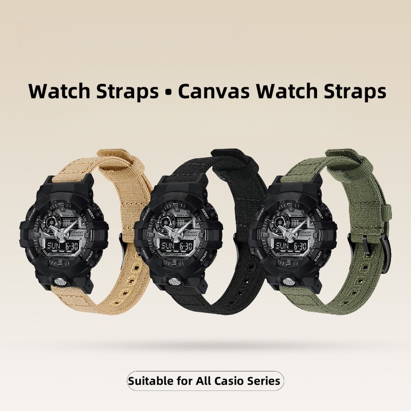 Casio Watch G-Shock Dw-5600 - สายไนลอนสำหรับนาฬิกาคาสิโอ 16 มม. G-SHOCK GA110 100