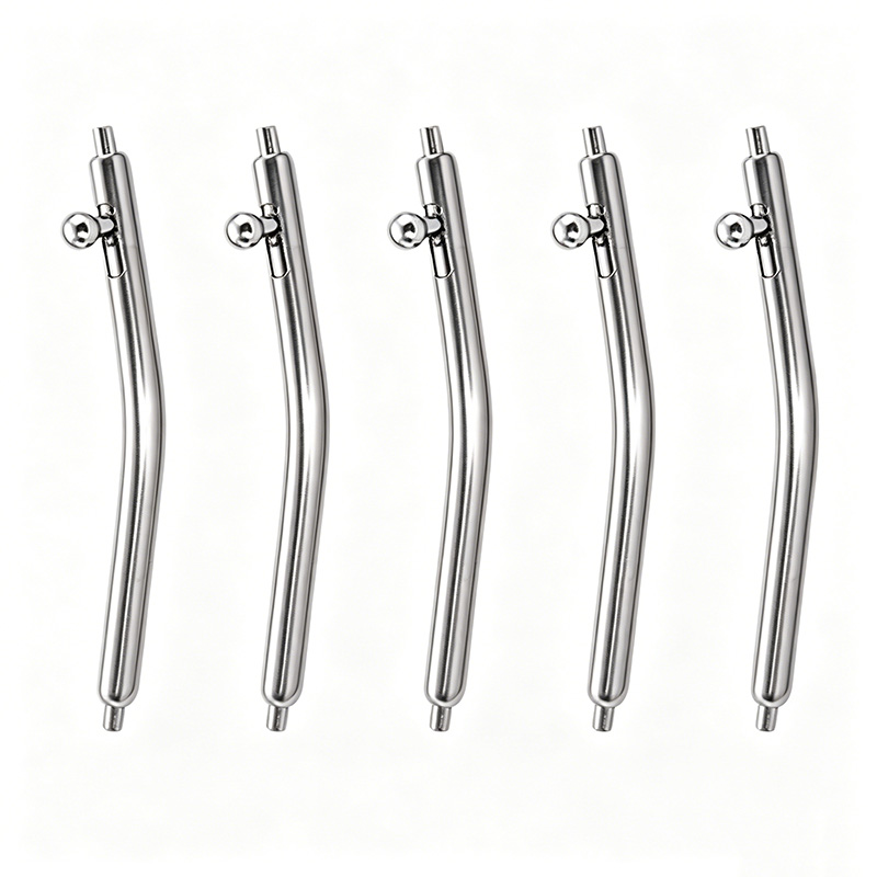 Curved Spring Bar - สปริงบาร์โค้งขนาด 1.5 มม. แบบปลดเร็ว ทำจากสแตนเลส เหมาะสำหรับสายนาฬิกาขนาด