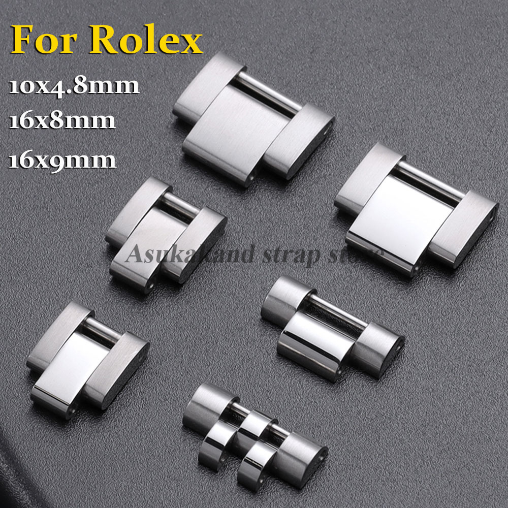 Rolex Watch Daytona - ตัวเชื่อมต่อโลหะขนาด 16x8 มม./16x9 มม./10x4.8 มม. สำหรับสายนาฬิกา