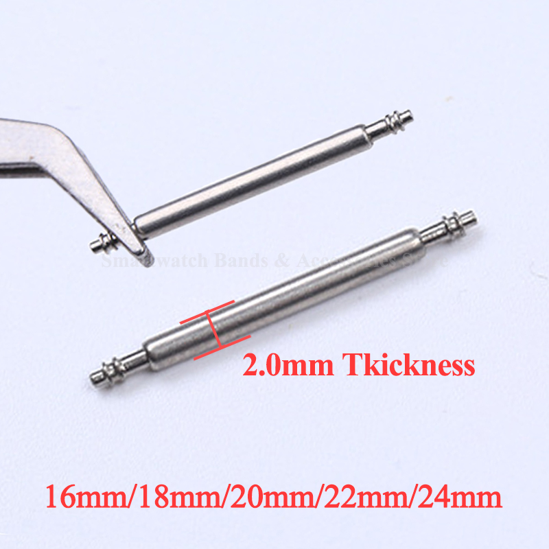 Spring Bar Tool Set - 15pcs นาฬิกา Pin 2.0 มม.สปริงบาร์สแตนเลสสตีล Rod