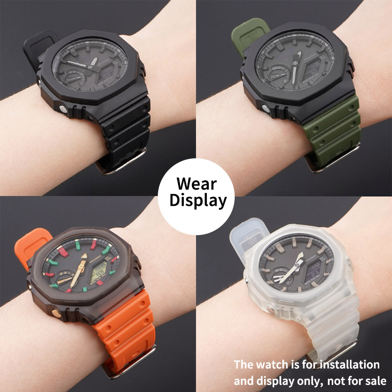 Tali Jam Tangan karet สำหรับ C - Casio Watch G-Shock Ga-2100 บทวิจารณ์และราคา