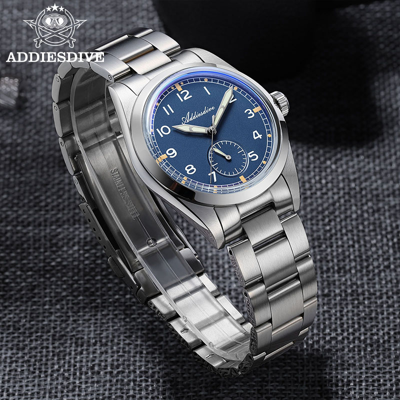 ADDIESDIVE 36 มม.นาฬิกาควอตซ์ผ - Stainless Bracelet Diver บทวิจารณ์และราคา