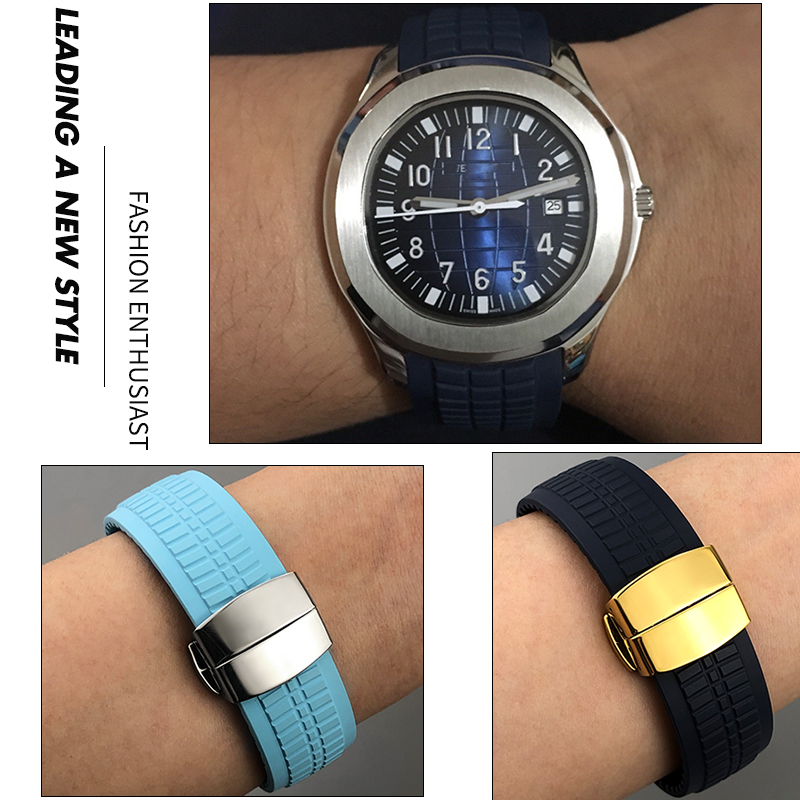 สายนาฬิกาฟลูออโรรับเบอร์ FKM ป - Patek Philippe Watch Aquanaut บทวิจารณ์และราคา