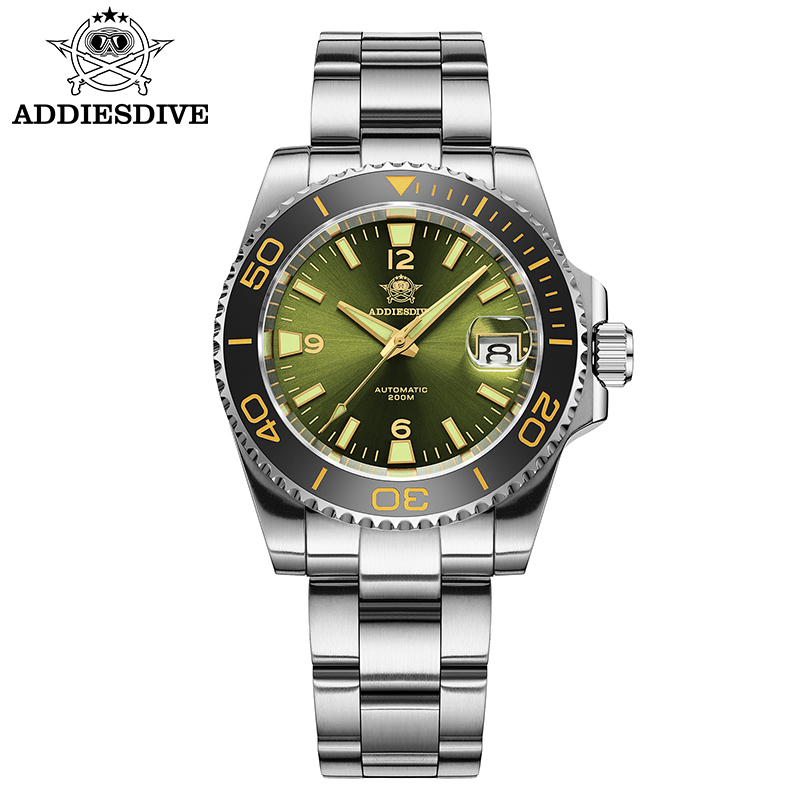ADDIESDIVE ใหม่ดําน้ําของขวัญน - Stainless Bracelet Diver บทวิจารณ์และราคา