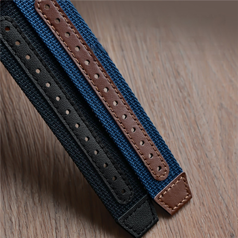 สายนาฬิกาไนลอนแบบมีซี่โครง 20  - Nato Strap Nylon บทวิจารณ์และราคา