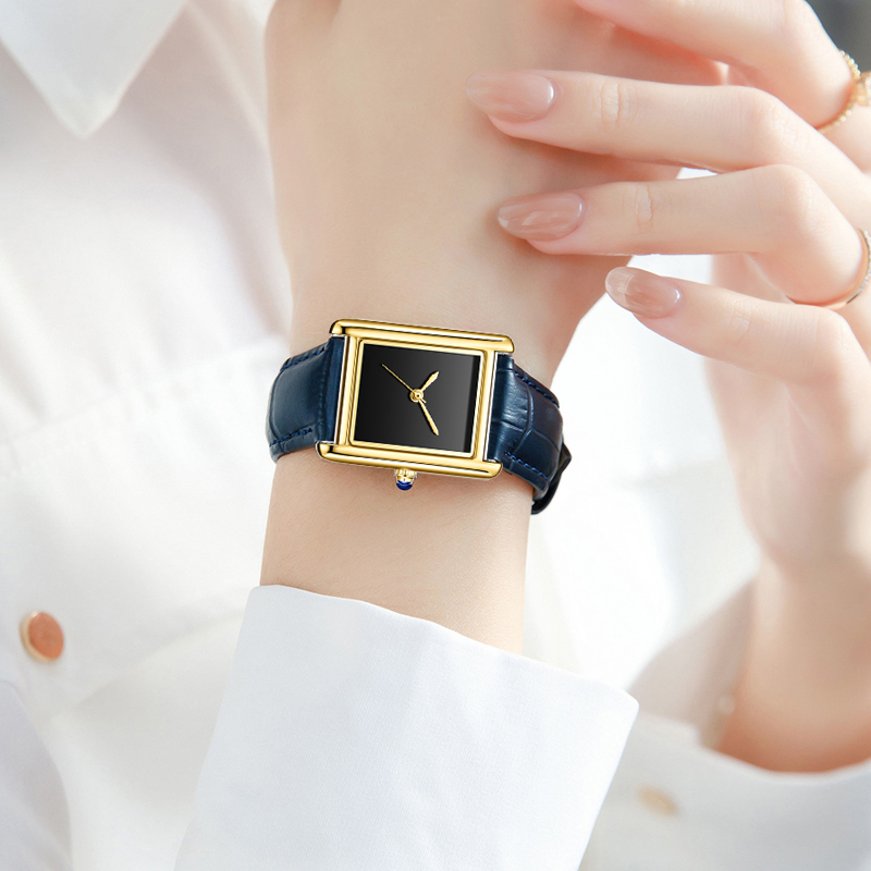 ถังสแควร์นาฬิกาแบรนด์หรูผู้หญิ - Cartier Watch Tank บทวิจารณ์และราคา