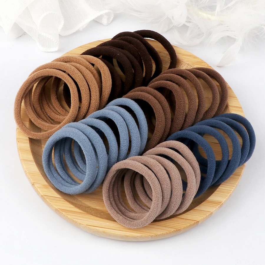 50 ชิ้น/เซ็ตหญิงสาวพื้นฐานผม 4 - Silicone Band Women บทวิจารณ์และราคา