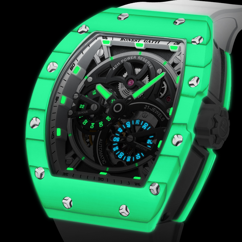 นาฬิกาข้อมือผู้ชาย BONEST GATT - Rubber Strap Diver บทวิจารณ์และราคา