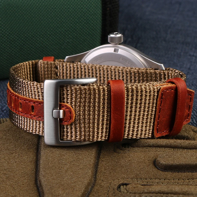 ไนลอนคุณภาพสูง 20 มม.22 มม.เข็ - Nato Strap Nylon บทวิจารณ์และราคา