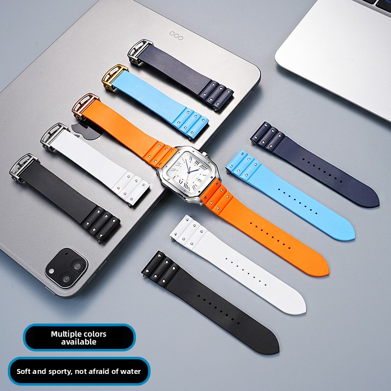 สายนาฬิกาฟลูออโรรับเบอร์ 19 มม - Cartier Watch Tank บทวิจารณ์และราคา