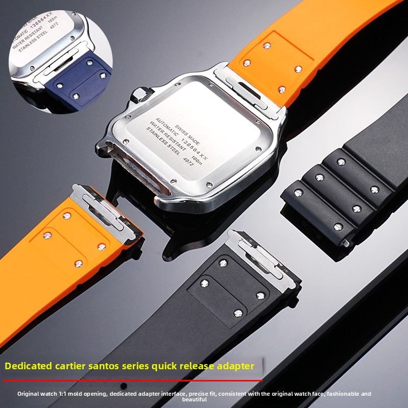 สายนาฬิกาฟลูออโรรับเบอร์ 19 มม - Cartier Watch Tank บทวิจารณ์และราคา