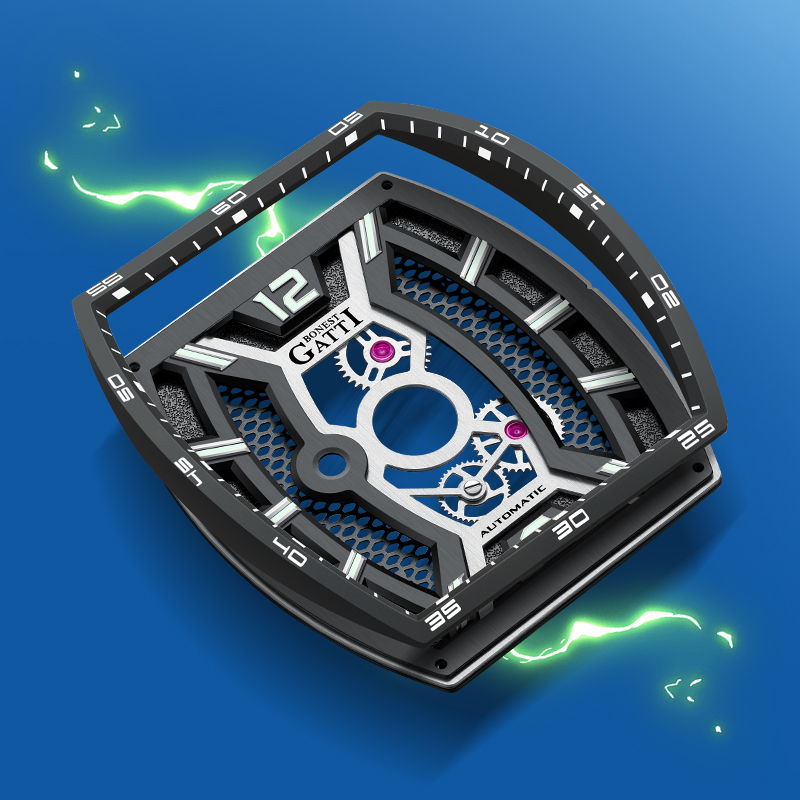 BONEST GATTI เยอรมนีนาฬิกาอัตโ - Rubber Strap Diver บทวิจารณ์และราคา
