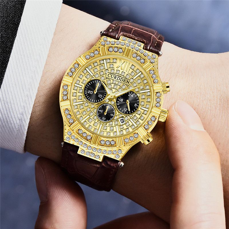 ผู้ชาย Original CURDDEN นาฬิกา - Leather Watch Band Men บทวิจารณ์และราคา