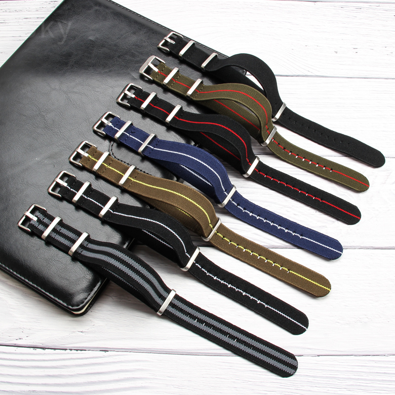 60's กองทัพฝรั่งเศสสายนาฬิกาสํ - Nato Strap Nylon บทวิจารณ์และราคา
