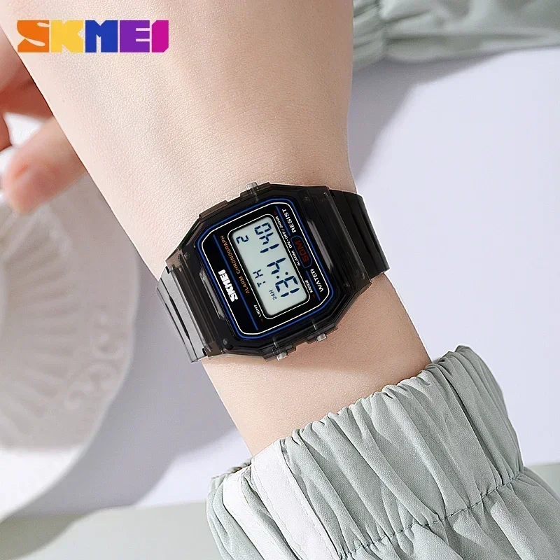 SKMEI 2056 โปร่งใส TPU สุภาพสต - Rubber Strap Diver บทวิจารณ์และราคา