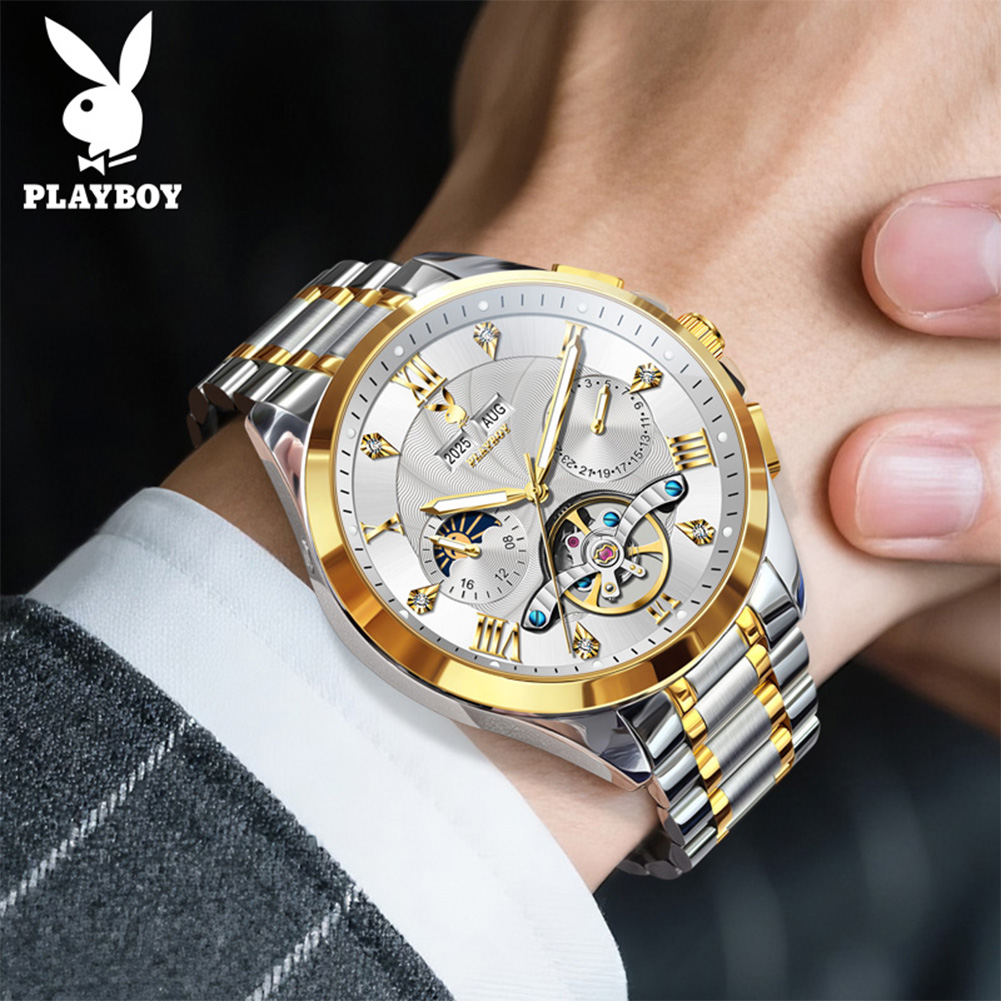 PLAYBOY 3090 นาฬิกาข้อมือผู้ชา - Rolex Watch Daytona บทวิจารณ์และราคา