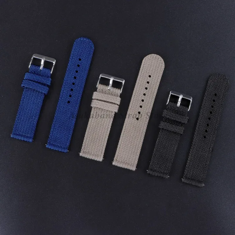 18 20 22 24 มม.ผ้าใบไนลอน QUIC - Nato Strap Nylon บทวิจารณ์และราคา