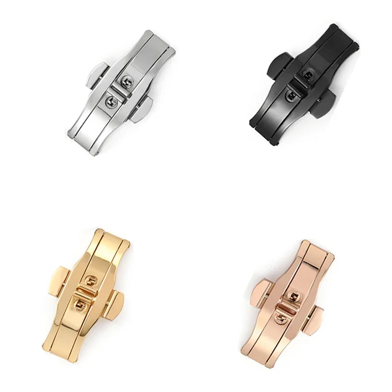 หัวเข็มขัดสแตนเลสขัดเงา สายนาฬ - Butterfly Clasp Deployant บทวิจารณ์และราคา