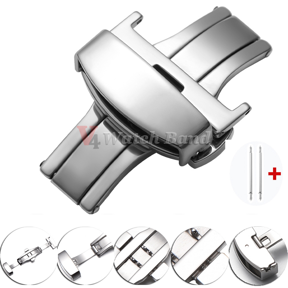 หัวเข็มขัดสายนาฬิกาแบบด้านขัดเ - Butterfly Clasp Deployant บทวิจารณ์และราคา