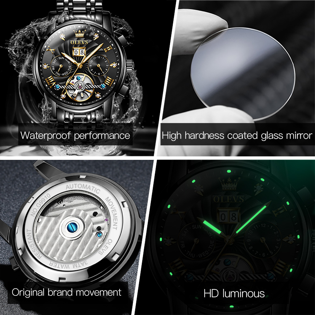 OLEVS นาฬิกาผู้ชายคลาสสิก Tour - Rolex Watch Daytona บทวิจารณ์และราคา