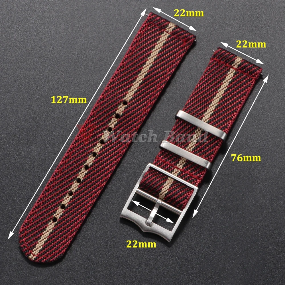 20 22 มม.ไนลอนสําหรับ TUDOR สํ - Nato Strap Nylon บทวิจารณ์และราคา