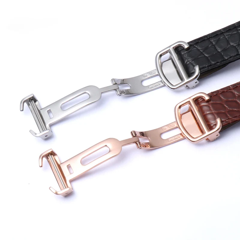 จระเข้สายนาฬิกาหนังแท้สําหรับ  - Cartier Watch Tank บทวิจารณ์และราคา