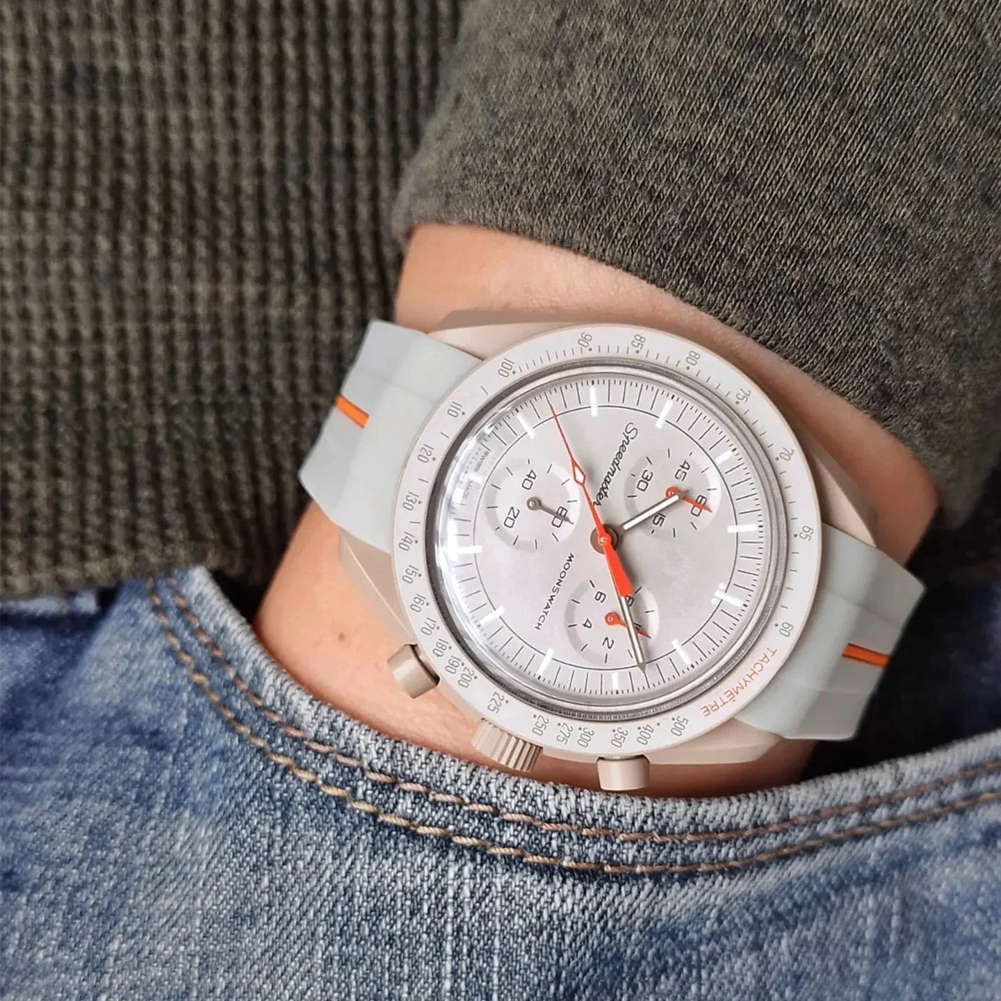 ซิลิโคน 20 มม.สําหรับ Omega X  - Silicone Band Women บทวิจารณ์และราคา