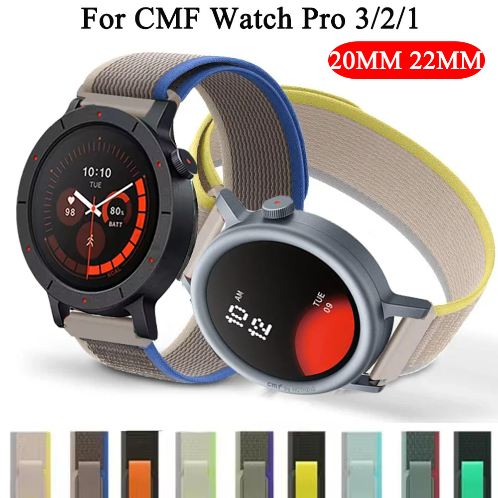 20/22 มม.สายนาฬิกาสำหรับ CMF โ - Sport Loop Velcro บทวิจารณ์และราคา